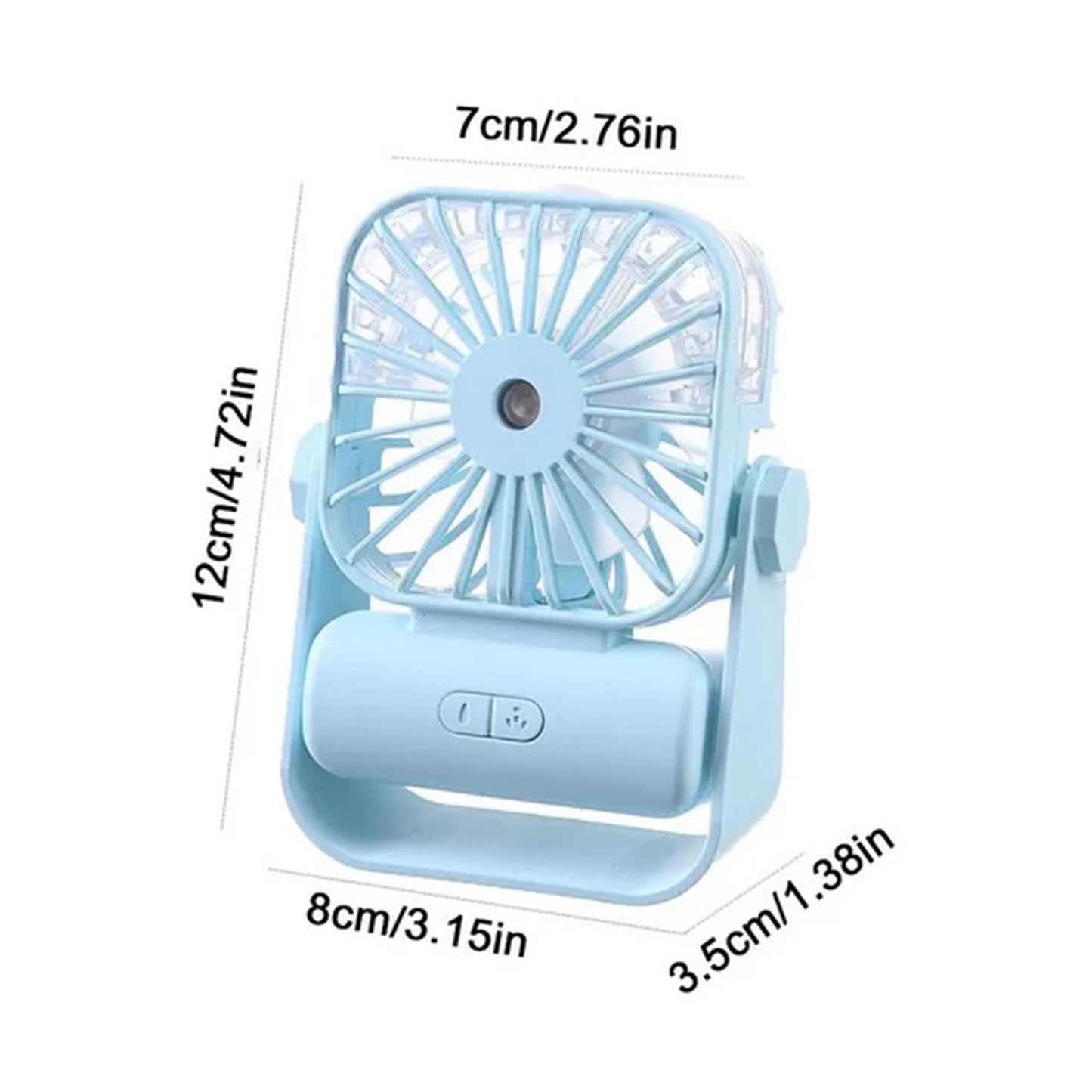 DESKTOP SPRAY FAN Rechargeable