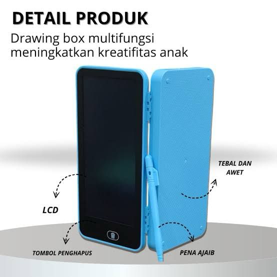 Lcd Multi Writing Tablet With Pencil Box