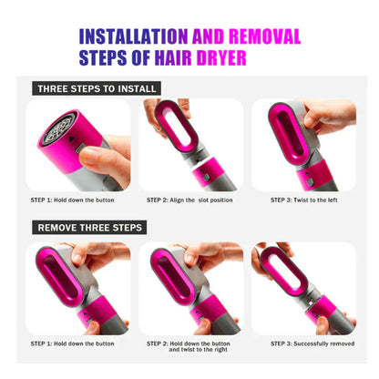 5-in-1 Hair Styling Tool – Straightener, Dryer, Curler & Hot Air Brush