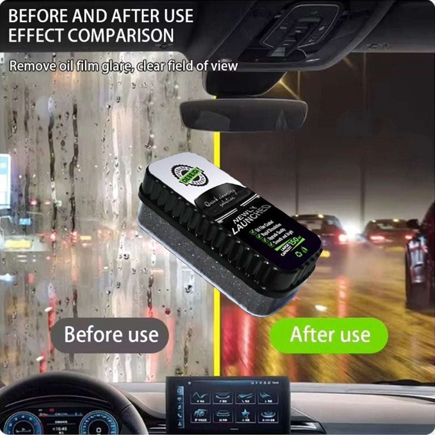 Car Glass Oil Film Removing Cleaner