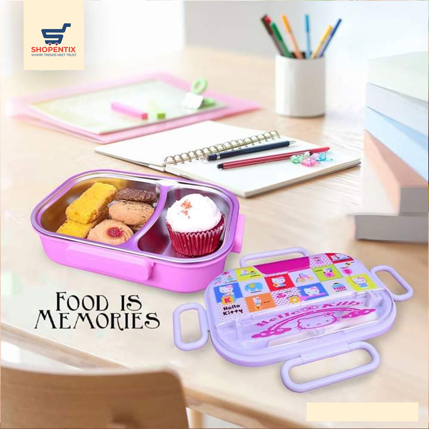 Pro Lunch Box Stainless Steel Thermal Bento Lunch Box Bag Compartmen