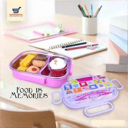 Pro Lunch Box Stainless Steel Thermal Bento Lunch Box Bag Compartmen