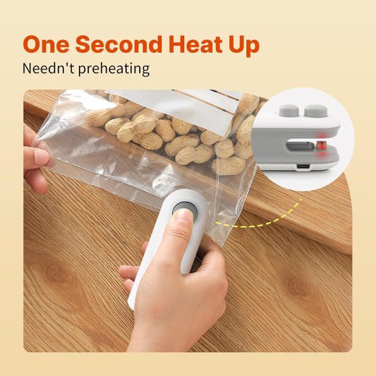 Rechargeable Mini Bag Sealer & Cutting Machine (2 In 1)